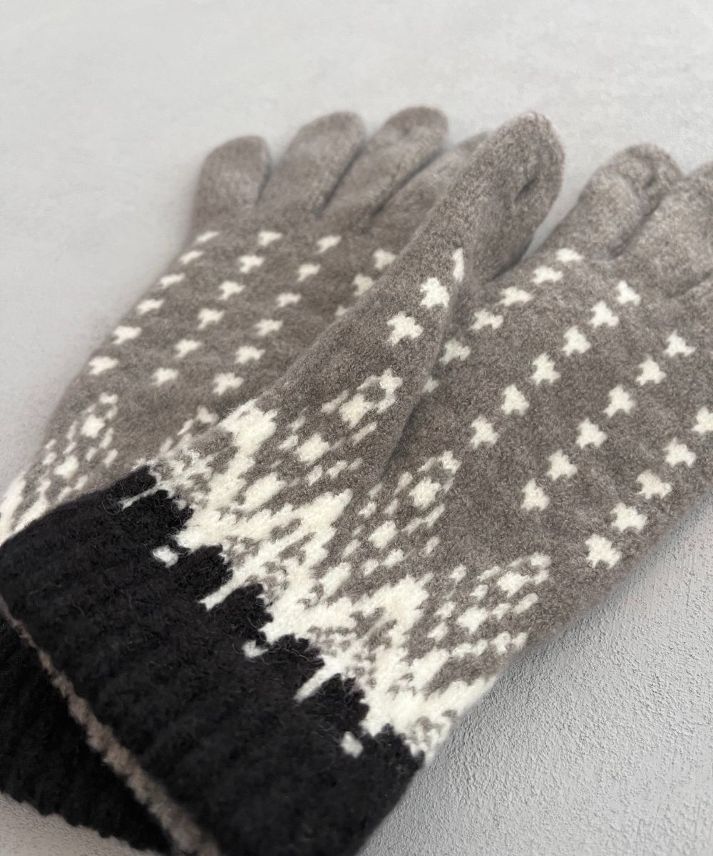 香川で編んだNordic手袋