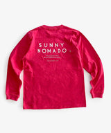 NOMADO lab ロゴ リブ L/S Tee