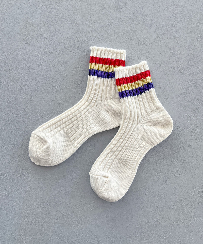 TM42S-191【 3LINE Organic cotton Hemp socks 】