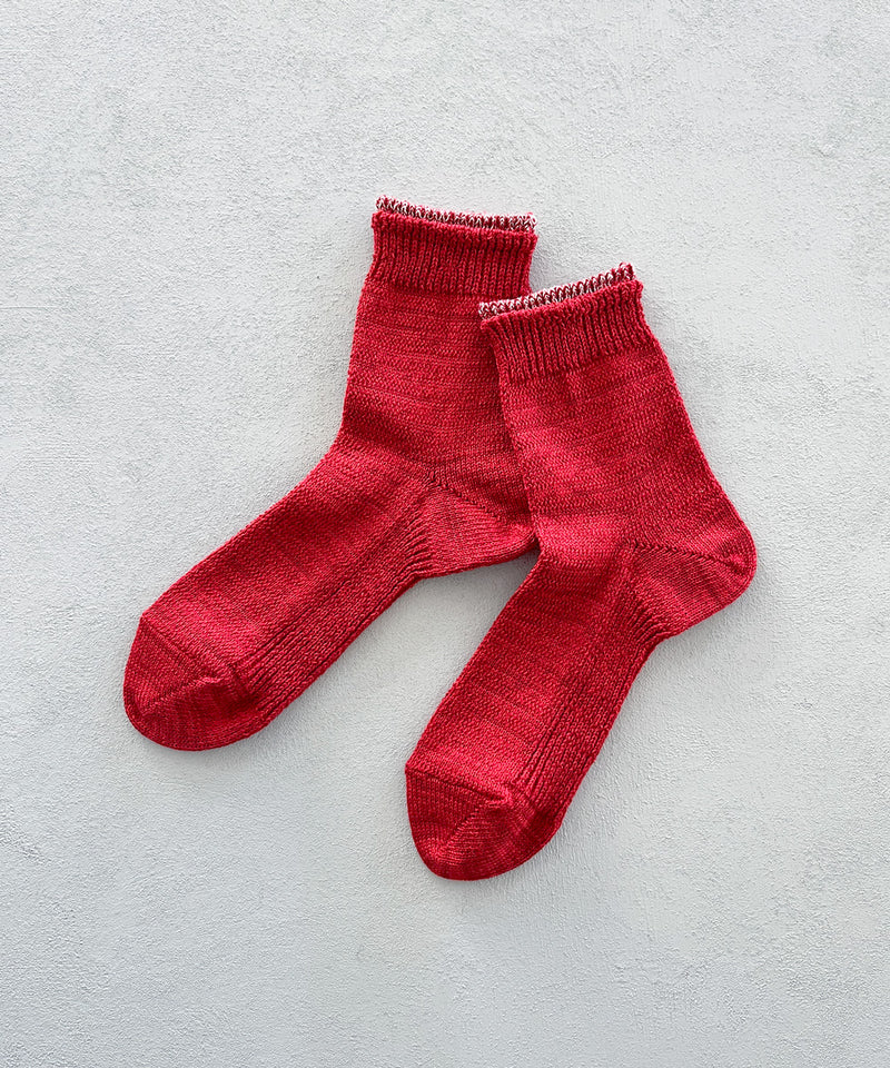 TM42S-190【 Rainbow Organic cotton Hemp socks 】