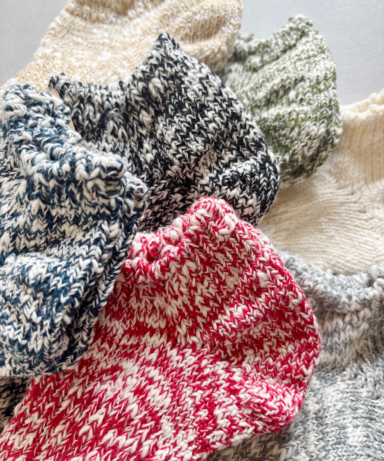 TM62S-231【天然素材で短い丈の麻の靴下 】