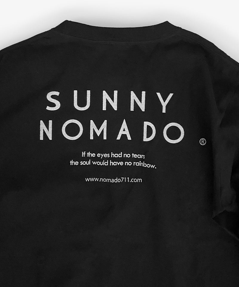 NOMADO lab ロゴ リブ L/S Tee