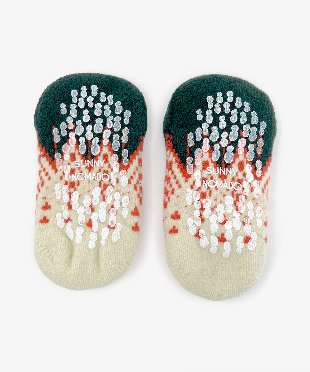 香川で編んだ 洗えるRoom shoes  Nordic