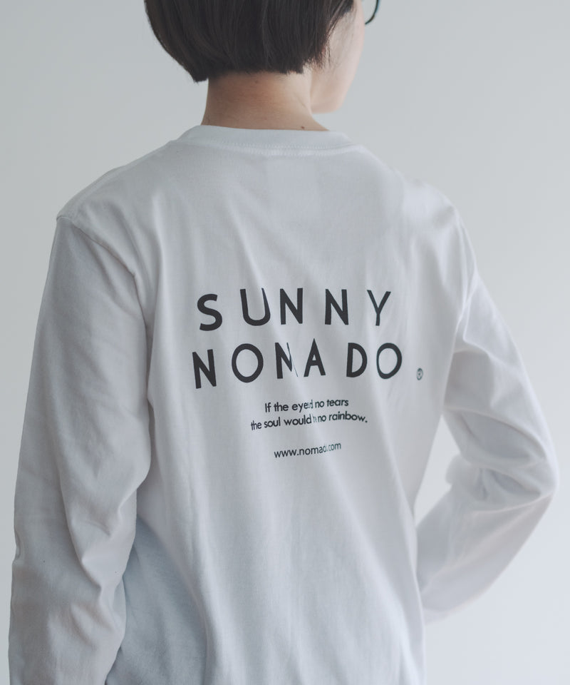 NOMADO lab ロゴ リブ L/S Tee