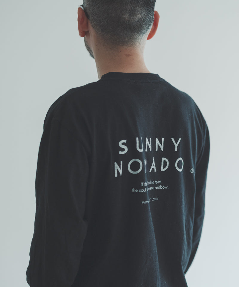 NOMADO lab ロゴ リブ L/S Tee