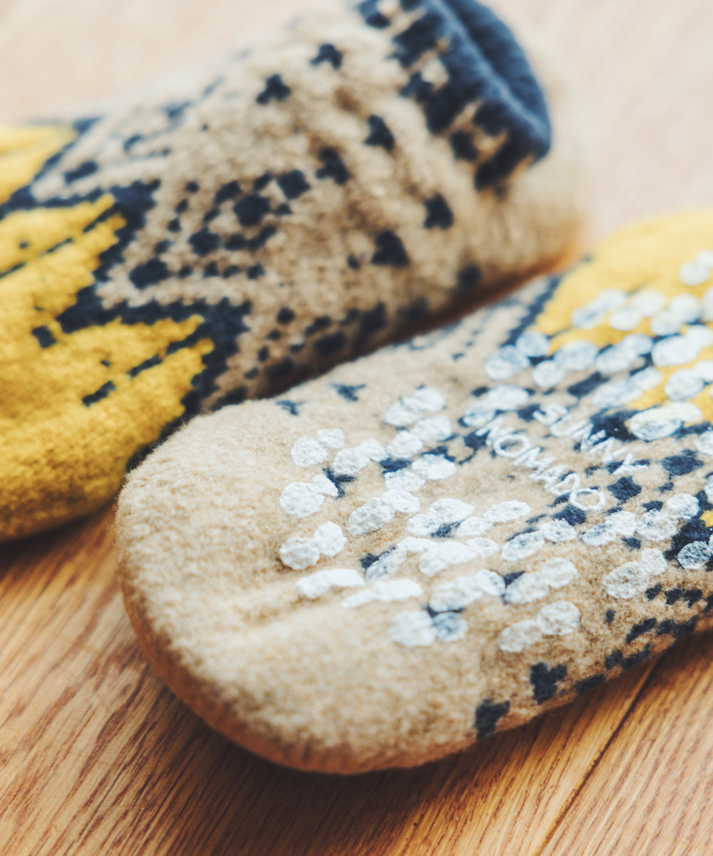 香川で編んだ 洗えるRoom shoes  Nordic