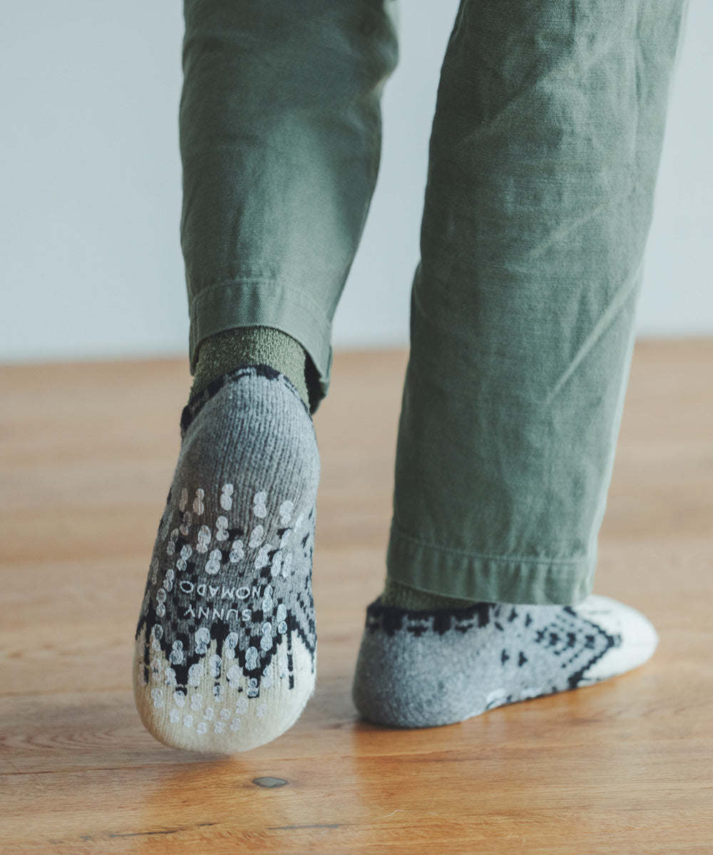 香川で編んだ 洗えるRoom shoes  Nordic