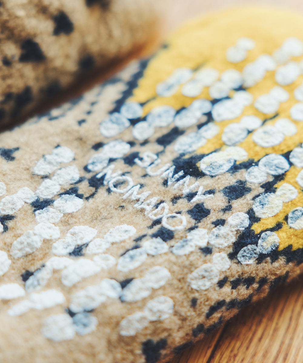 香川で編んだ 洗えるRoom shoes  Nordic