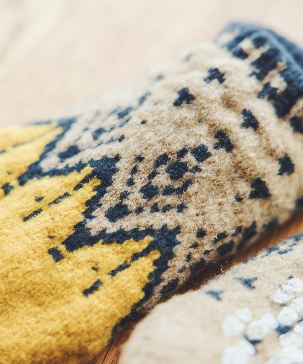 香川で編んだ 洗えるRoom shoes  Nordic