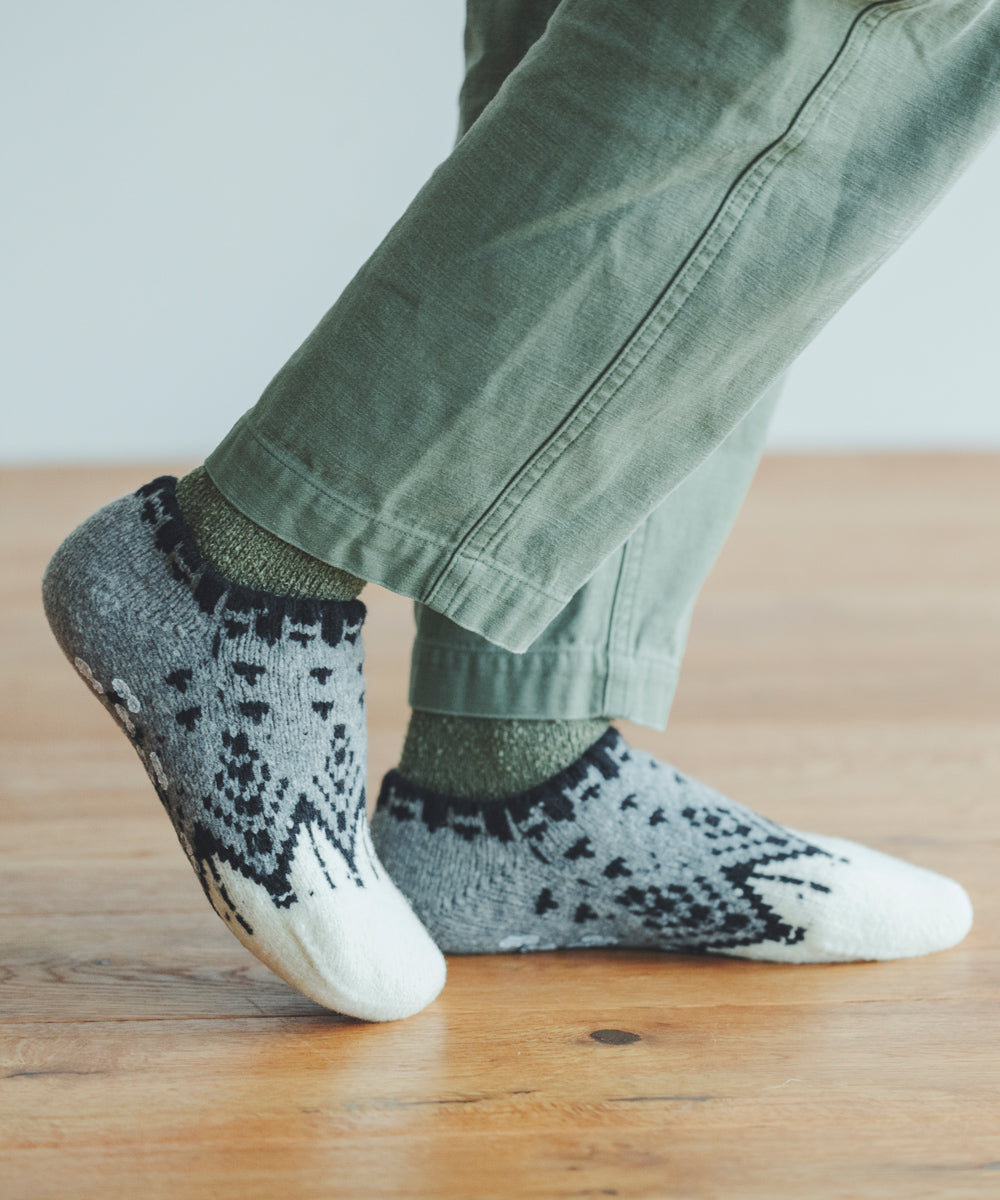 香川で編んだ 洗えるRoom shoes  Nordic