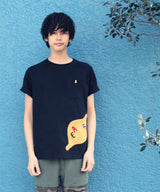 Stomach Handmade embroidery Tee